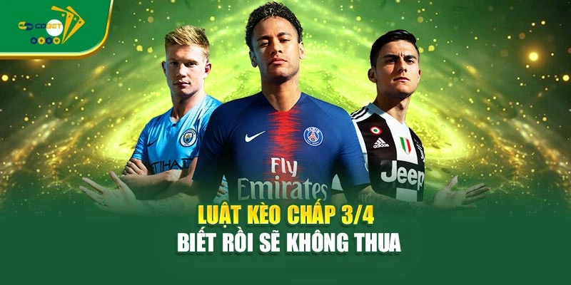 Luật kèo chấp 3/4 – Biết rồi sẽ không thua